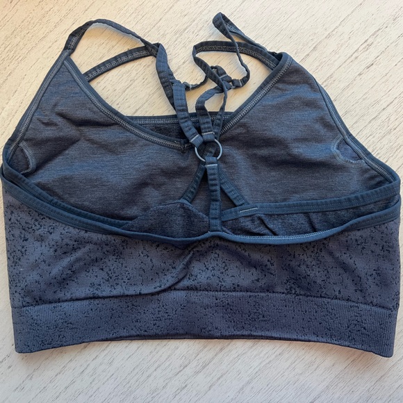 Gymshark Speckled Blue Sports Bra - Picture 5 of 6